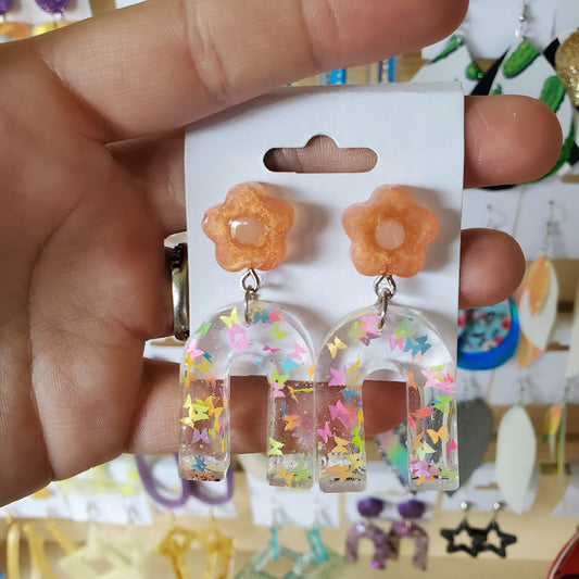 Rainbow Dangle Earrings